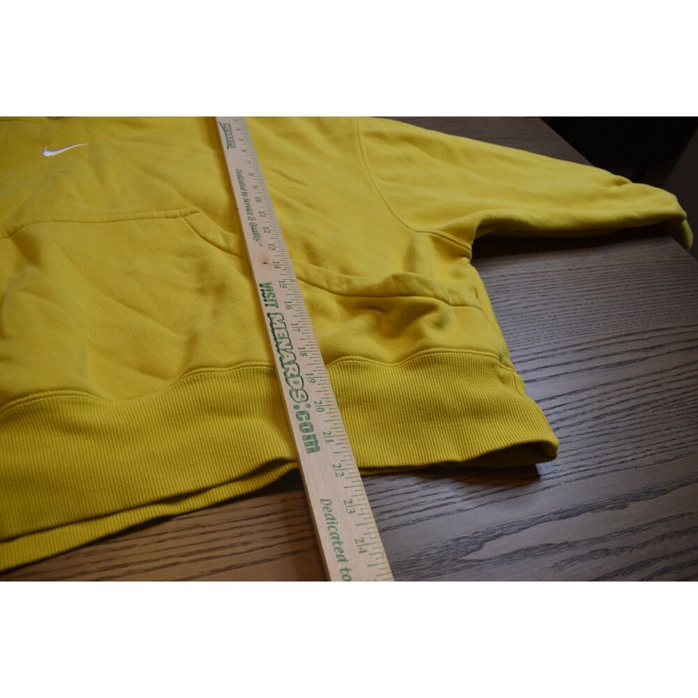 Nike Phoenix Oversized Hoodie Gold Mustard Yellow Athletic Wear Womens Medium - Picture 8 of 8